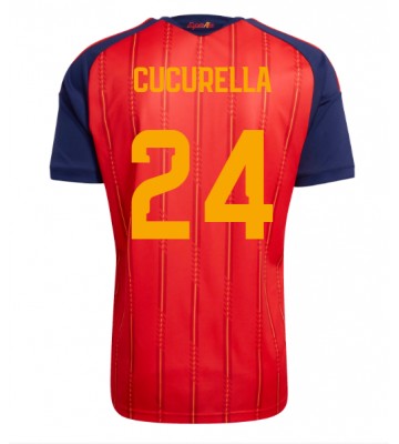 Spanien Marc Cucurella #24 Hemmatröja VM 2026 Kortärmad